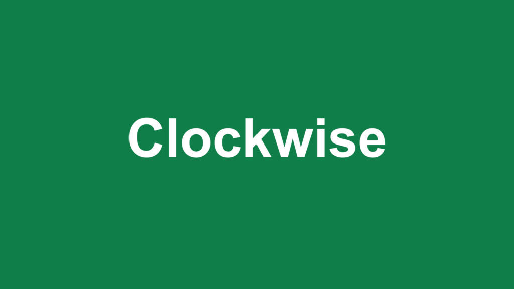 clockwise